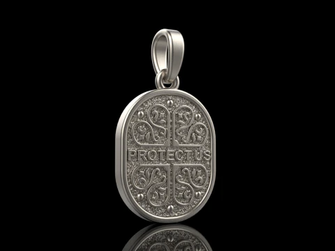 St Nicholas pendant model 994 3D Print Model