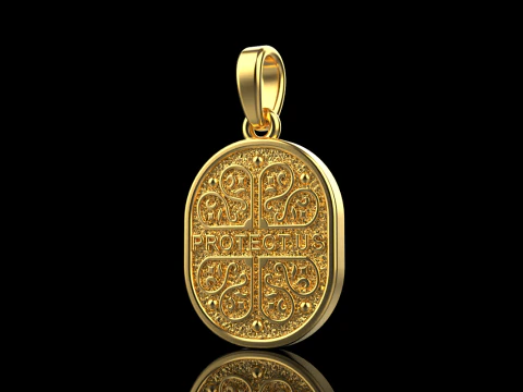 St Nicholas pendant model 994 3D Print Model