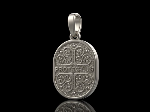 St Nicholas pendant model 994 3D Print Model