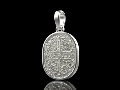 St Nicholas pendant model 994 3D Print Model