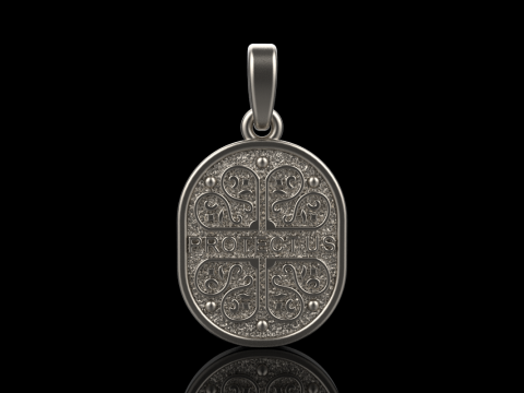 Saint Mary pendant model 993 3D Принт Модель