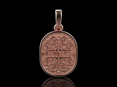 Saint Mary pendant model 993 3D Принт Модель