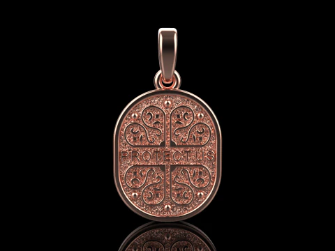Saint Mary pendant model 993 3D Print Model