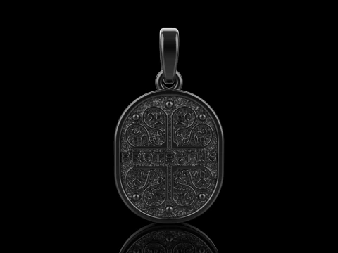 Saint Mary pendant model 993 3D Print Model