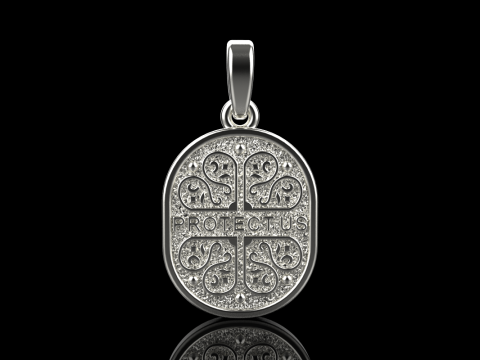 Saint Mary pendant model 993 3D Принт Модель