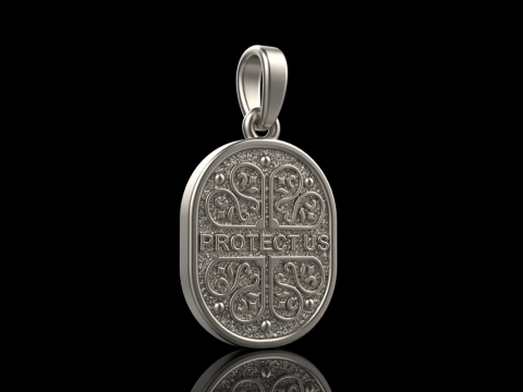 Saint Mary pendant model 993 3D Принт Модель