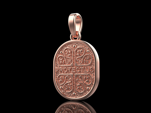 Saint Mary pendant model 993 3D Принт Модель