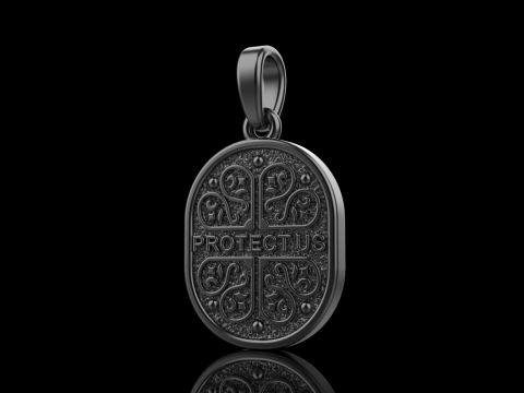 Saint Mary pendant model 993 3D Принт Модель