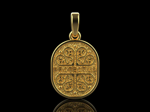 Jesus pendant model 992 3D Print Model