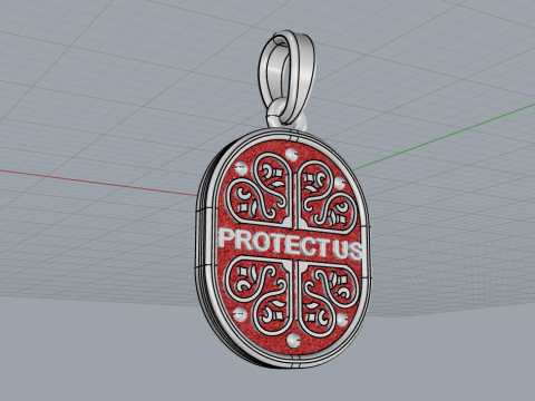 Jesus pendant model 992 3D-printmodel