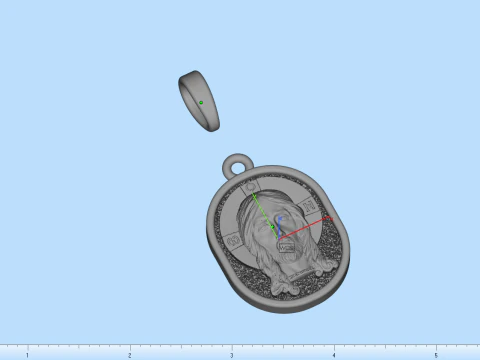 Jesus pendant model 992 3D Print Model