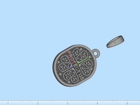 Jesus pendant model 992 3D-printmodel