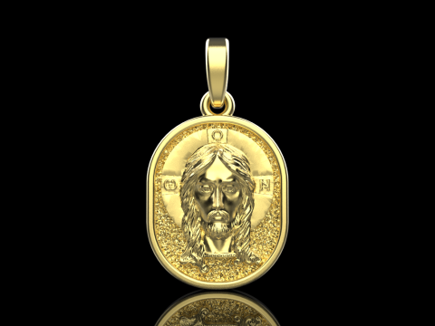 Jesus pendant model 992 3D-printmodel