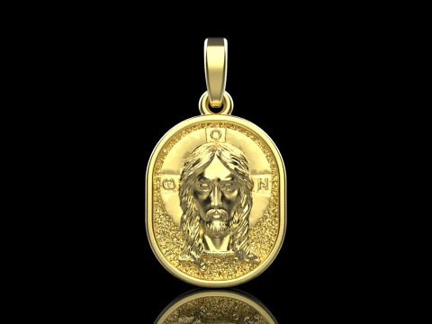 Jesus pendant model 992 3D Print Model