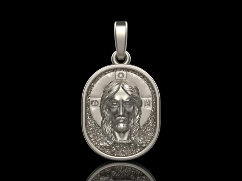 Jesus pendant model 992 3D Print Model