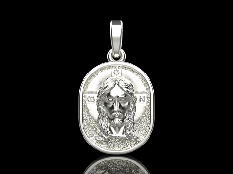 Jesus pendant model 992 3D Print Model