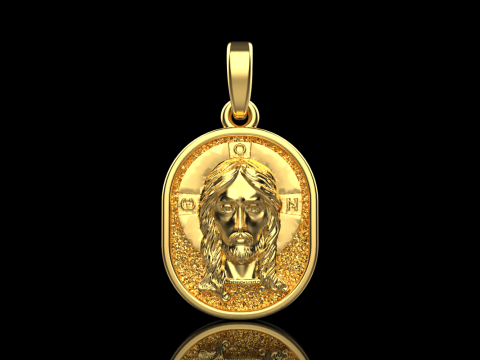 Jesus pendant model 992 3D-printmodel