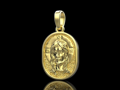Jesus pendant model 992 3D Print Model