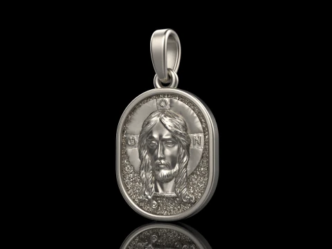 Jesus pendant model 992 3D Print Model