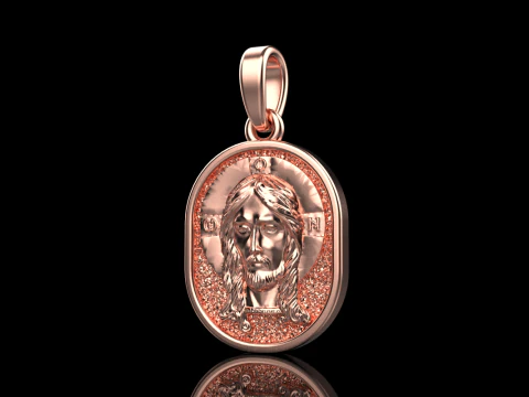 Jesus pendant model 992 3D Print Model