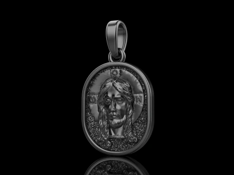 Jesus pendant model 992 3D Print Model