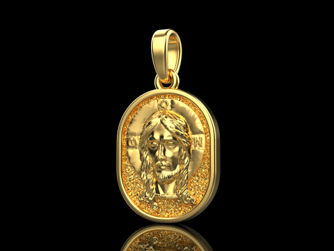 Jesus pendant model 992 3D-printmodel