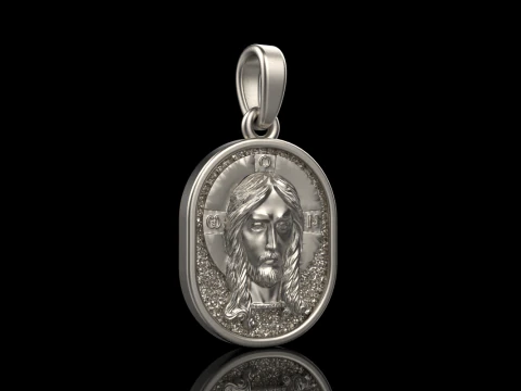 Jesus pendant model 992 3D Print Model