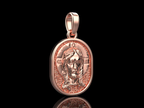 Jesus pendant model 992 3D Print Model