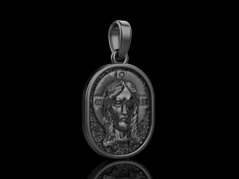 Jesus pendant model 992 3D Print Model