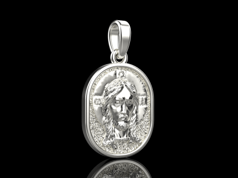 Jesus pendant model 992 3D-printmodel