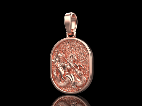 St George the Victory pendant model 991 3D Baskı Modeli