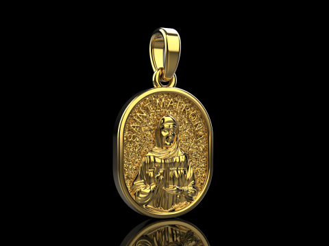 St Matrona pendant model 990 3D Принт Модель