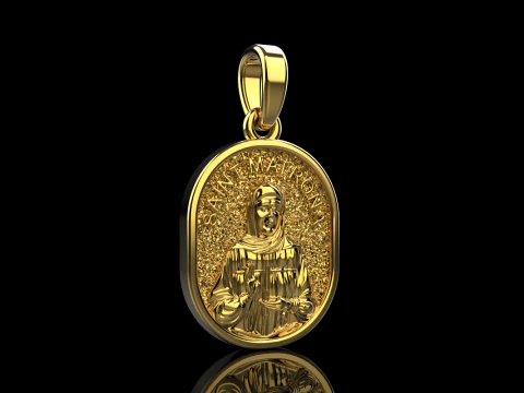 Zawieszka Św. Matrona model 990 Model do druku 3D