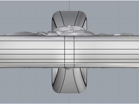 St Matrona pendant model 990 3D Принт Модель
