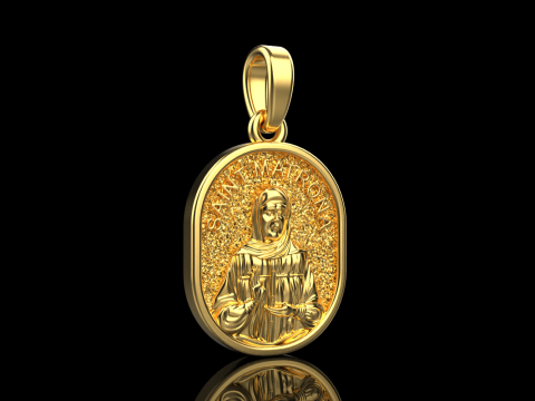 St Matrona pendant model 990 3D Принт Модель