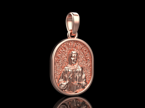 St Matrona pendant model 990 3D Принт Модель