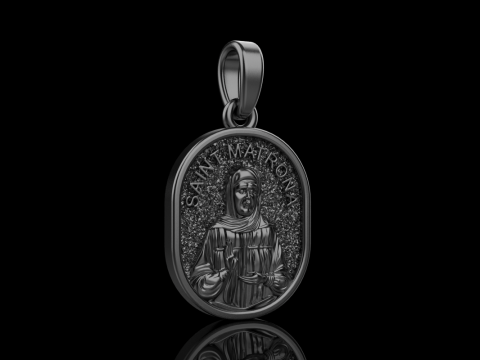 St Matrona pendant model 990 3D Принт Модель