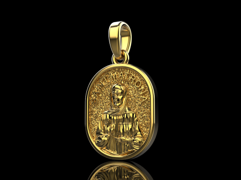 St Matrona pendant model 990 3D Принт Модель