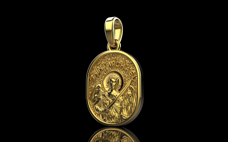 Archangel michael pendant model 989 3D Принт Модель .c4d .max .obj .3ds .fbx .stl .blend