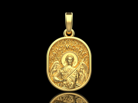 Archangel michael pendant model 989 3D Принт Модель