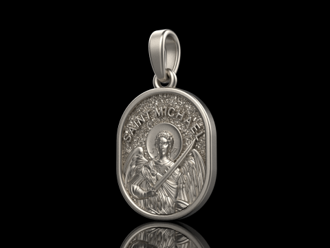 Archangel michael pendant model 989 3D Принт Модель