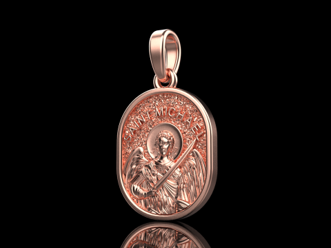 Archangel michael pendant model 989 3D Принт Модель