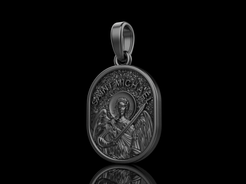 Archangel michael pendant model 989 3D Принт Модель