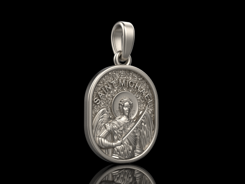 Archangel michael pendant model 989 3D Принт Модель