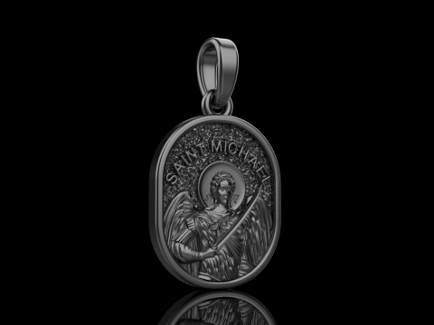 Archangel michael pendant model 989 3D Принт Модель