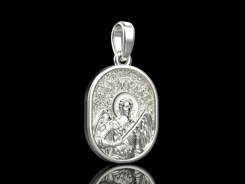 Archangel michael pendant model 989 3D Принт Модель
