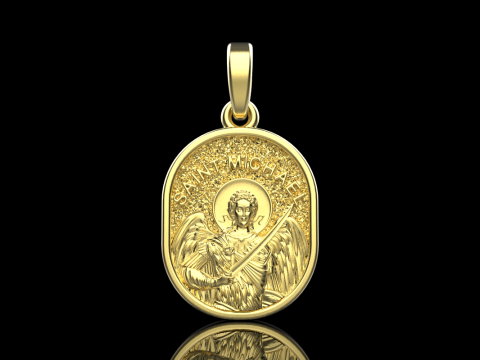 Archangel michael pendant model 989 3D Принт Модель