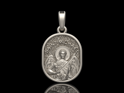 Archangel michael pendant model 989 3D Принт Модель
