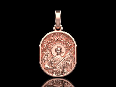 Archangel michael pendant model 989 3D Принт Модель