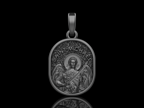 Archangel michael pendant model 989 3D Принт Модель